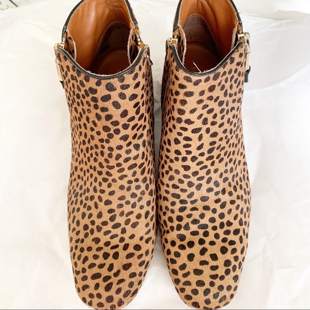 Rebecca Minkoff Cheetah Chelsea Macri Ankle Booties Size 7 1/2 - Picture 3 of 10